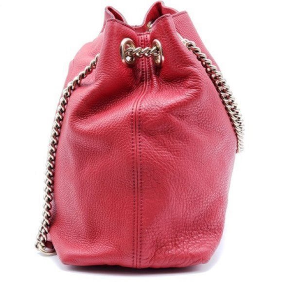 Gucci Soho Medium on Chain Leather Shoulder Bag - Picture 3 of 16